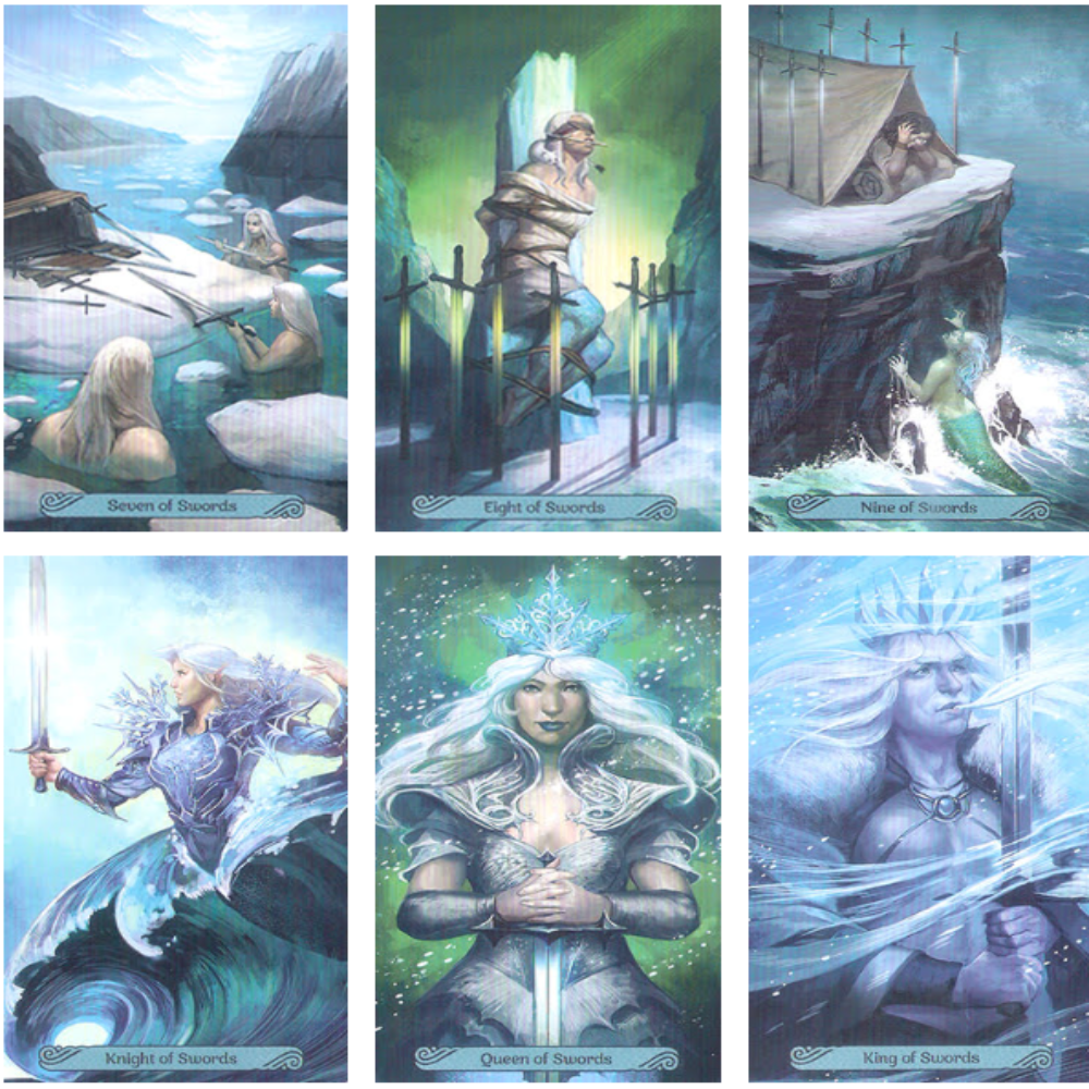 Mermaid tarot cards