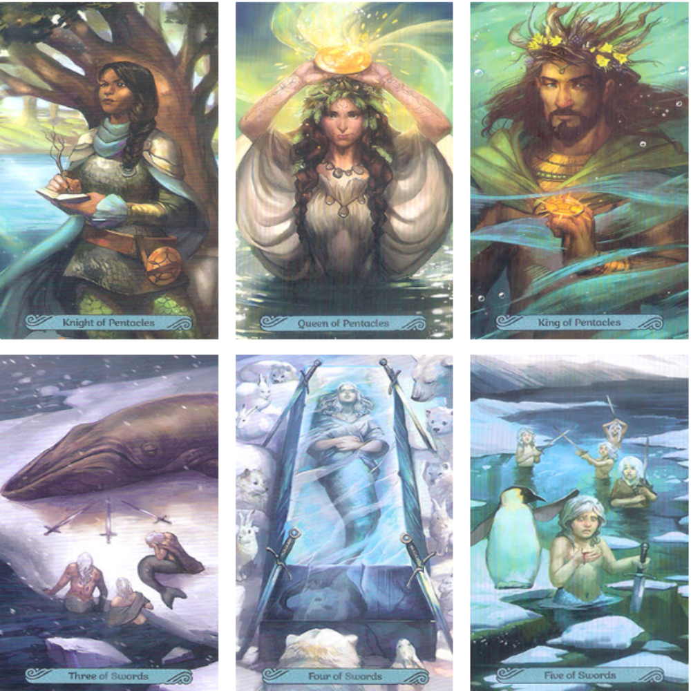 Mermaid tarot cards