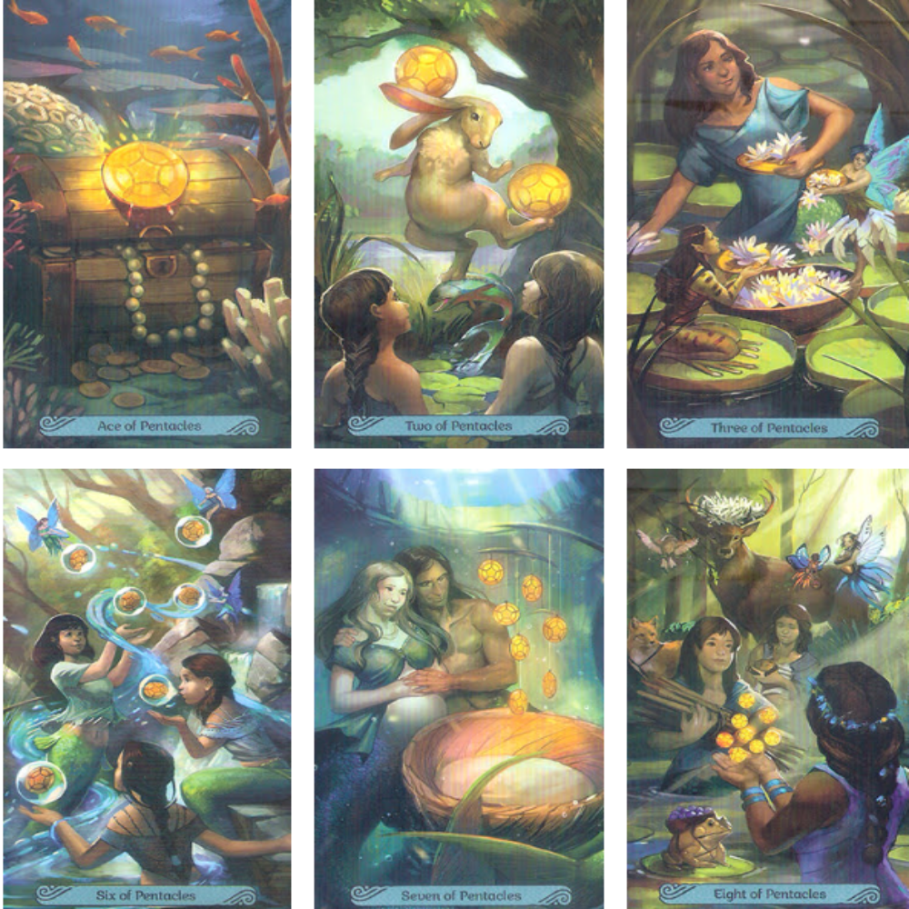 Mermaid tarot cards