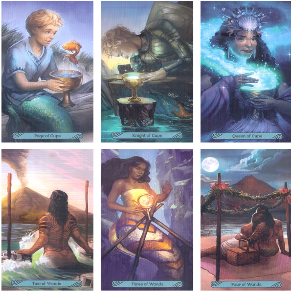 Mermaid tarot cards