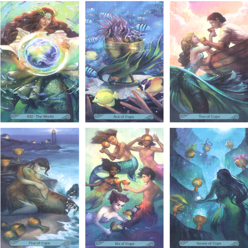 Mermaid tarot cards