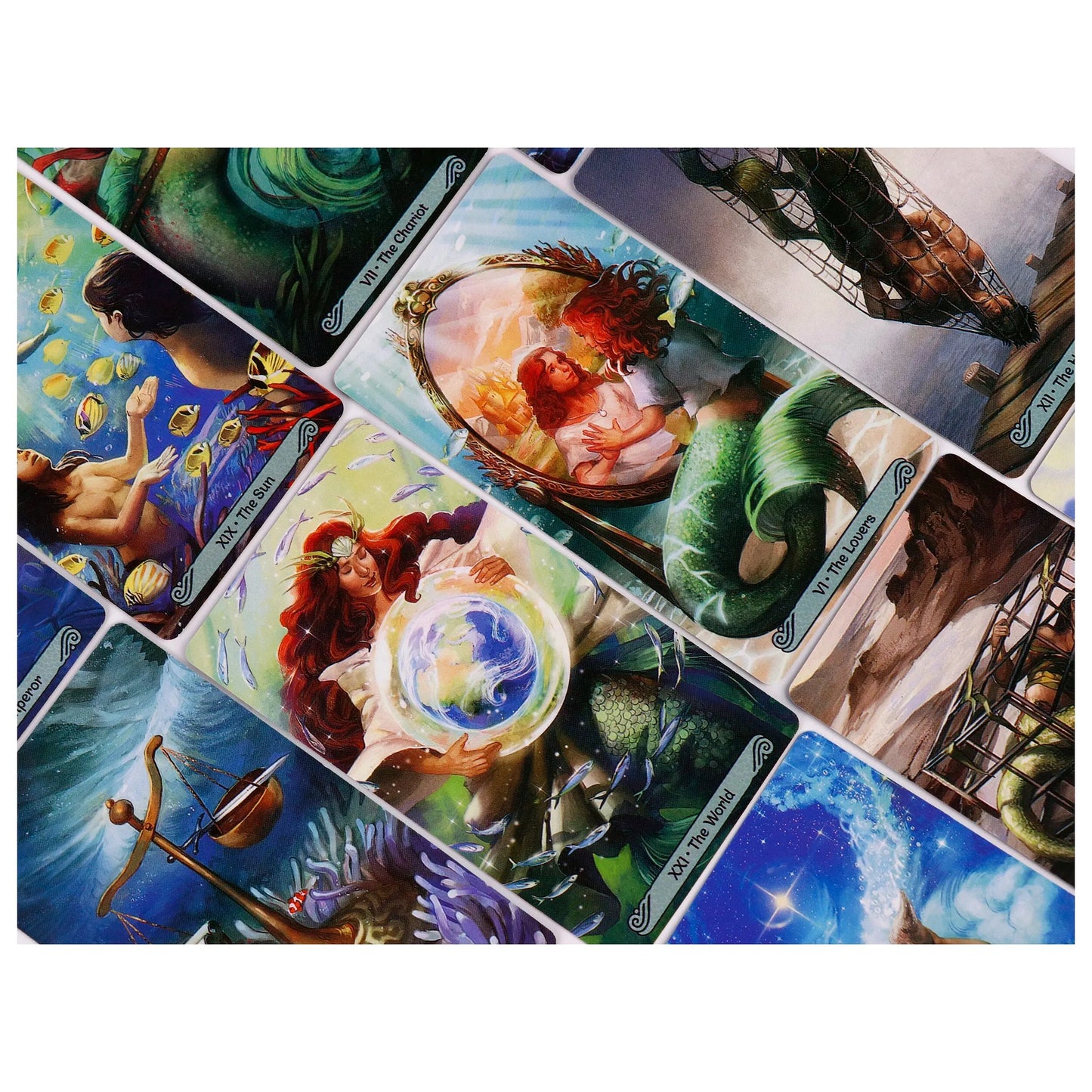 Mermaid tarot cards