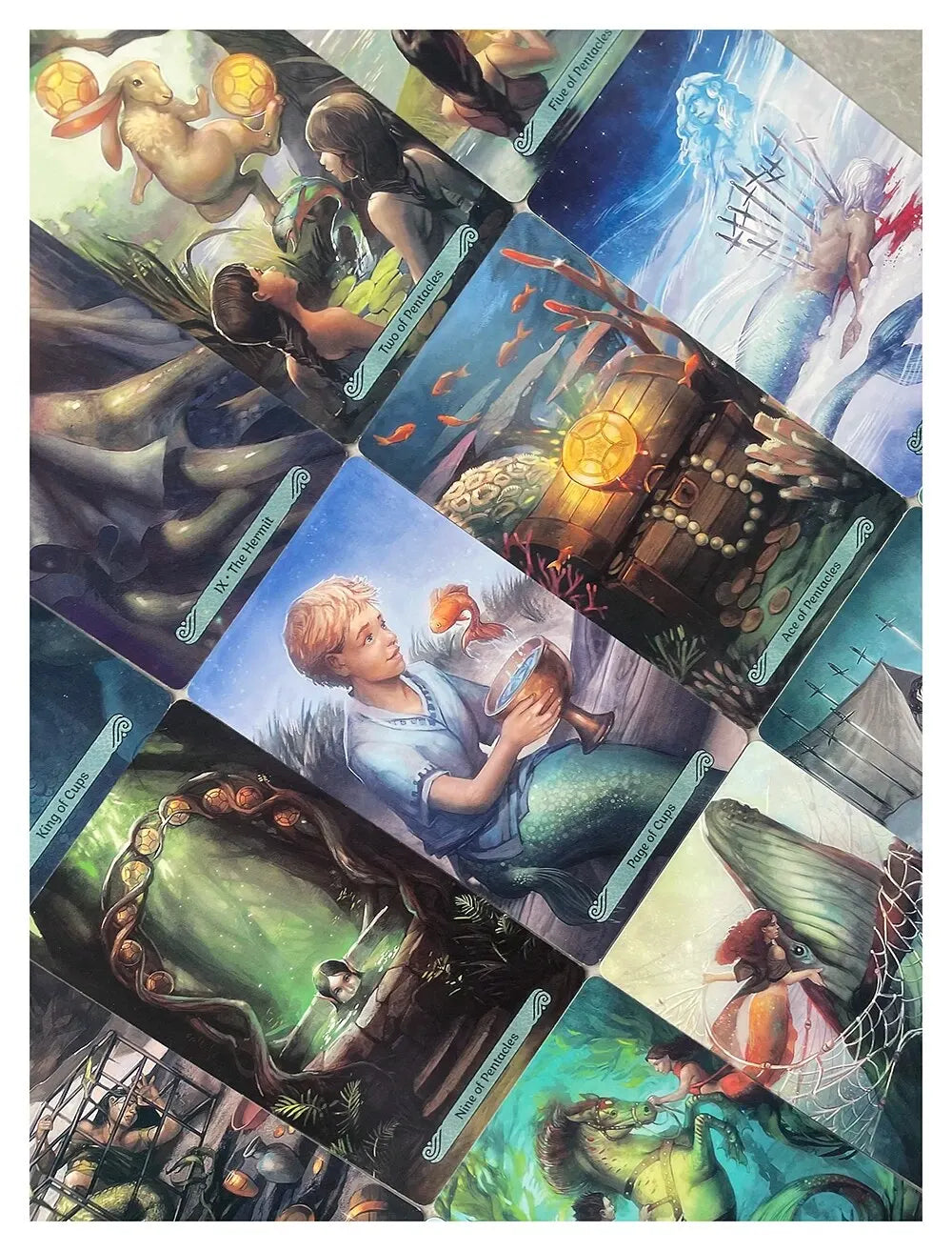 Mermaid tarot cards