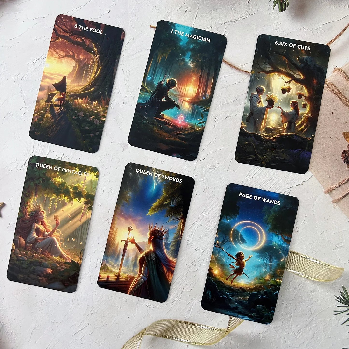 Tarot cards Mystic Forest