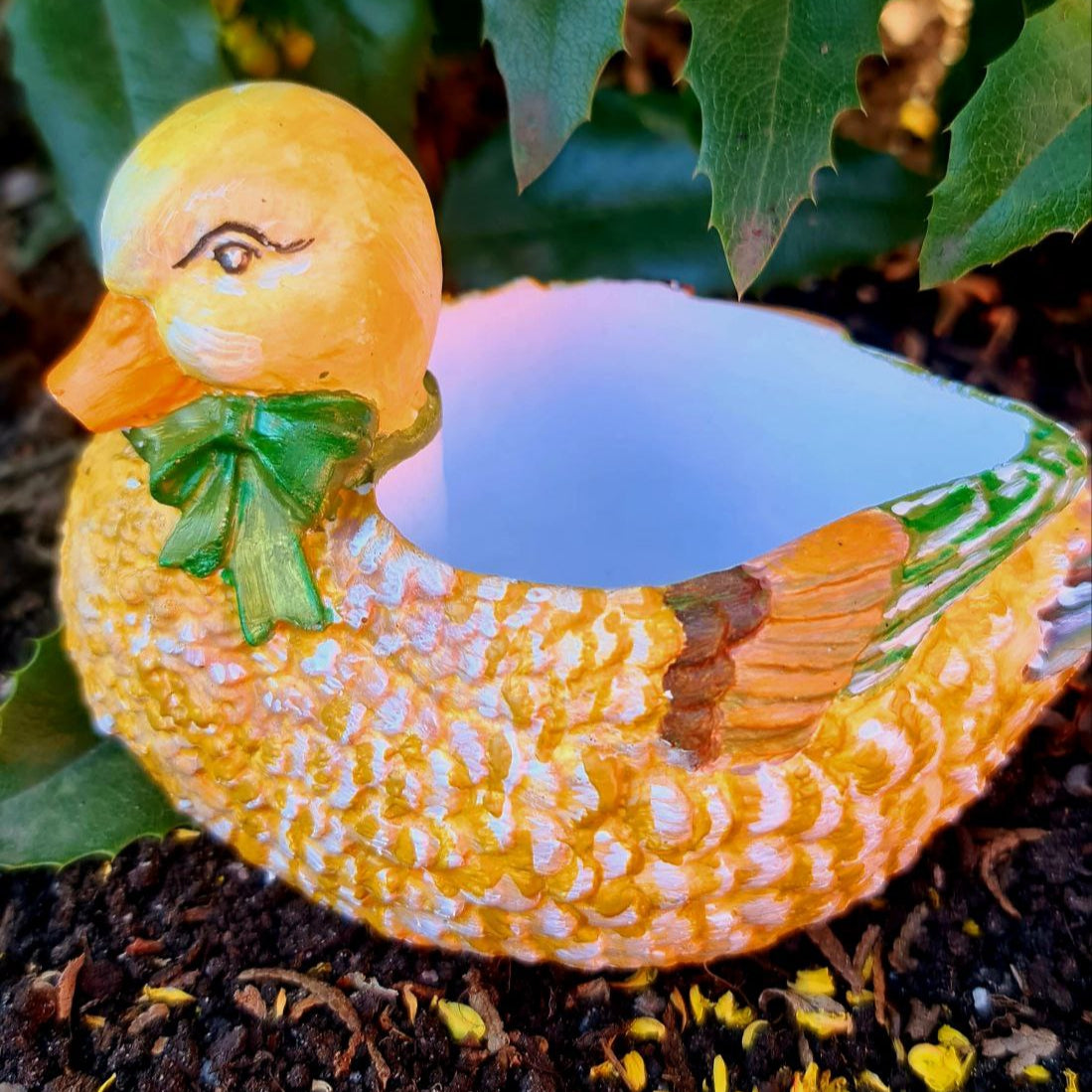 Vintage-Inspired Handcrafted Duck
