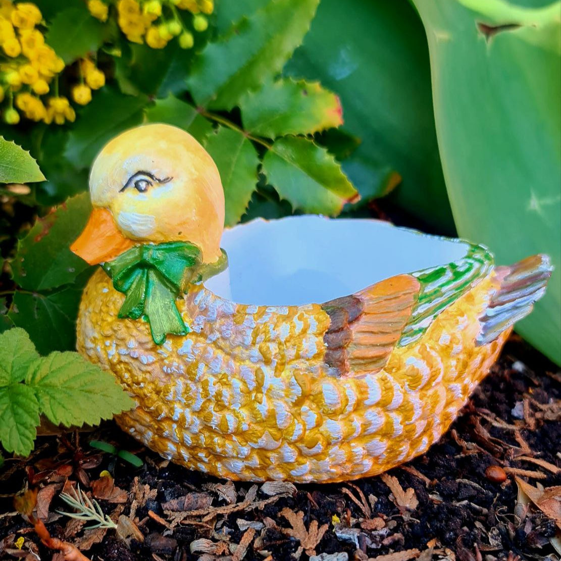 Vintage-Inspired Handcrafted Duck