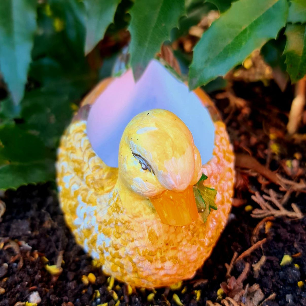 Vintage-Inspired Handcrafted Duck