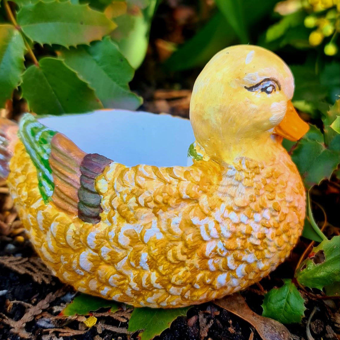 Vintage-Inspired Handcrafted Duck